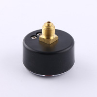Manufacturer Supply 50mm Plastic-case Push-in Type Standard Pressure Gauge Adjustable Plastic Red Pointer Customizable Model Add