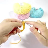 5 pièces par sac ensemble d'aiguilles à tricoter à Double extrémité outils de couture bricolage aiguilles à tricoter aiguilles à pull en gros en acier