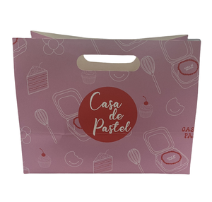 ถุงกระดาษสีขาวรูปทรงสี่เหลี่ยมผืนผ้า คุณภาพสูง เป็นมิตรกับสิ่งแวดล้อม พิมพ์โลโก้ได้ตามต้องการ สำหรับบรรจุภัณฑ์<span class=keywords><strong>เค้ก</strong></span><span class=keywords><strong>วัน</strong></span><span class=keywords><strong>เกิด</strong></span> งานฝีมือ และสินค้าช้อปปิ้ง - Product Image 6