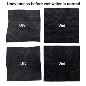 Éponge à vaisselle suédoise noire en cellulose, écologique, réutilisable, pour le nettoyage de la cuisine, en pulpe de bois, absorbante, noire - Product Image 4