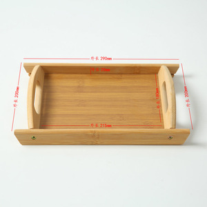 Bamboo <b>Tea</b> <b>Tray</b> 440mm X 300mm With Handles For <b>Tea</b> Serving And Office Use - Product Image 3