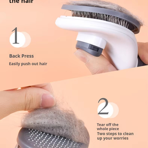 Spazzola Autopulente Petop per Cani e Gatti, Strumento Delicato per la Toelettatura e la Rimozione del Pelo in Eccesso, Prodotto per la Cura degli Animali Domestici - Product Image 5