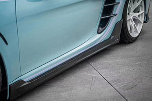 Kit de Carrocería de Fibra de Carbono Estilo TAKD para Porsche 718 Cayman 982, con Alerón Delantero y Trasero Mejorados y Faldones Laterales - Product Image 5