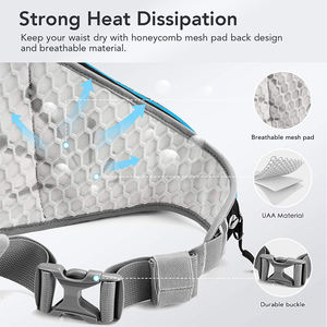 Riñonera de hidratación para correr, senderismo y trotar, cinturón de botella de agua ligero para correr - Product Image 5