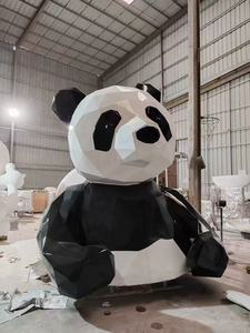 Scultura di Panda Cartoon per Interni ed Esterni, Statua Decorativa per Negozi, Tempo Libero, Reception, Parchi Comunitari, Caffè, Ristoranti, Ingressi - Product Image 6