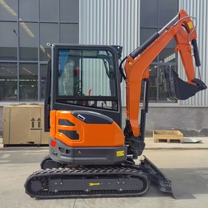 Mini-excavatrice sur chenilles de 1,2 tonne avec moteur Stage V, cabine fermée avec ROPS/FOPS, forte puissance de creusement, certifiée CE - Product Image 4