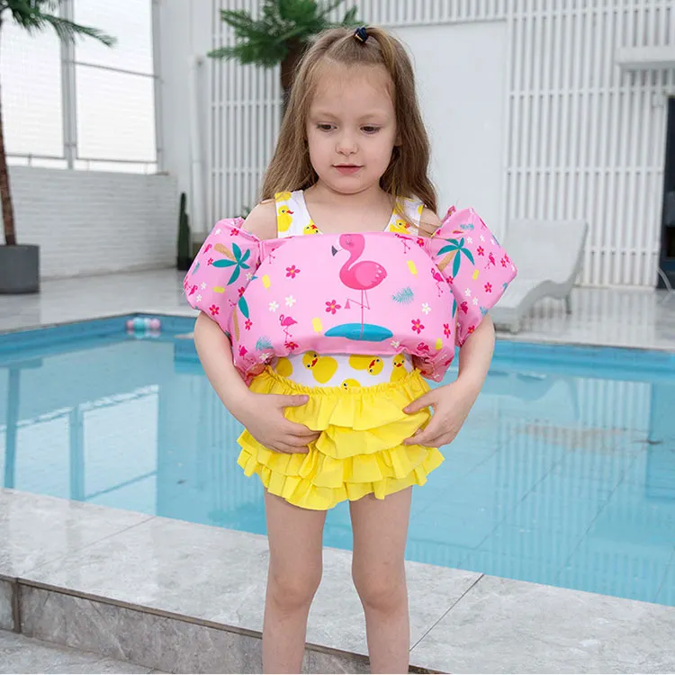 New Baby Kids Arm Ring Swim Floating Vest Pool Water Life-jacket Children Swimsuit