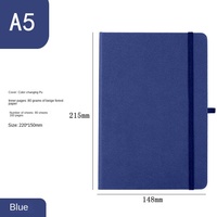 Vente en gros Papeterie A5 Budget Business School Office Diary Journal Hardcover PU Leather Notebook avec bande élastique