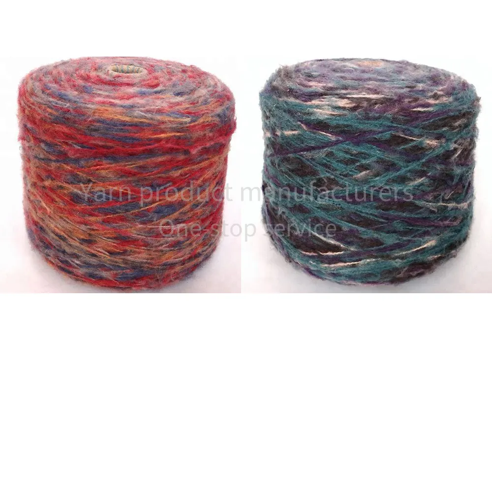 High Quality 100% Acrylic Fancy Yarn Professional Braided Yarn Fashion Braided Wool Brush Yarn