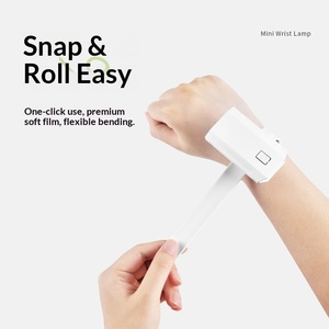 Mini Torcia da Polso per Corsa Notturna e Ciclismo, Luce d'Emergenza Portatile Ricaricabile USB, Grado <span class=keywords><strong>di</strong></span> Protezione IP20, Luce Bianca Fredda/Calda - Product Image 2