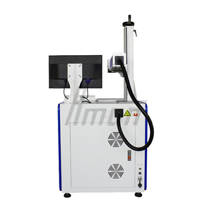 Machine de gravure laser à fibre 100W, refroidissement par air, zone de marquage 300x300mm avec contrôle EZCAD pour la gravure sur métal et plastique - Product Image 2