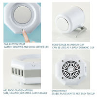 Mini-refroidisseur de boissons électrique portable en ABS résistant à la chaleur pour la maison – Refroidisseur rapide et efficace