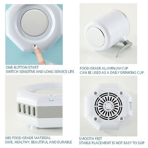 Verimli hızlı soğutucu fincan ısıya dayanıklı ABS Mini elektrikli soğutma makinesi ev taşınabilir elektrikli içecek soğutucu için - Product Image 2