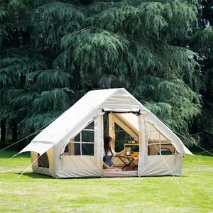 12-плоская уличная оксфордская тканевая легкая палатка для кемпинга Бесплатная воздушная стойка на крыше надувная групповая палатка для кемпинга