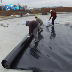 Геомембрана из ПНД для гидроизоляции прудов для рыбы и креветок, аквакультуры, водоемов и полигонов ТБО - Product Image 2