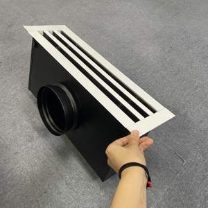 Ventilazione in alluminio Hvac usato <span class=keywords><strong>Plenum</strong></span> Box fornitura <span class=keywords><strong>aria</strong></span> lineare fessura sfiato diffusore - Product Image 3