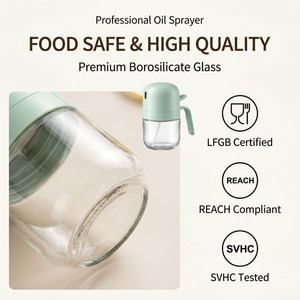 300ml 10oz mignon cuisine salade outils scellé verre arrosoir et épices vaporisateur huile étanche pour la cuisson - Product Image 4