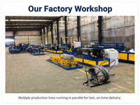Máquina Automática de Doble Molde para Fabricación de Cercas de Alambre con Motor de 3.8KW de Alta Capacidad