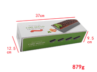 Moule à pain antiadhésif en acier au carbone de cuisine de haute qualité Moule à pain long réutilisable pour la cuisson