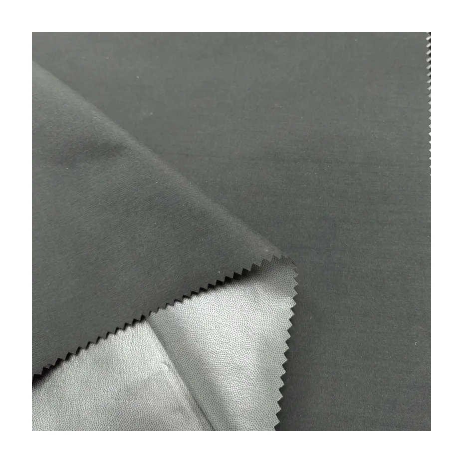 Wrinkle Resistant T800 Woven Tiny Twill 100 Polyester Fabric with TPU Microporous Membrane For Workwear