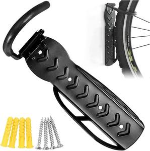 Ensemble de support de pneu arrière de vélo <span class=keywords><strong>vtt</strong></span> portable avec protecteur de <span class=keywords><strong>roue</strong></span> de support de stockage mural et conception d'économie d'espace de crochet en acier - Product Image 3