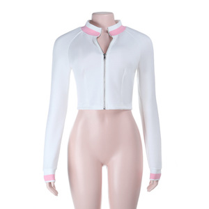 Sudadera con capucha de manga larga informal con cremallera y bloques de color, estilo ajustado, nueva colección de otoño e invierno, superventas para mujer a la moda. - Product Image 4