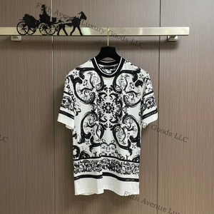 Camiseta de Lujo Personalizada de Edición Limitada para Hombre, Modelo Therm2025DC, Manga Larga, 100% Algodón, Transpirable, con Ribete en Contraste, Diseño de Diseñador de Lujo 2025 - Product Image 2