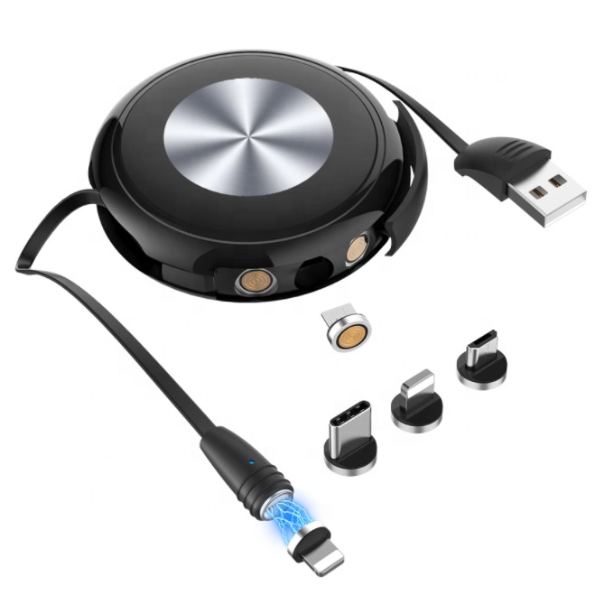 WIK-HT Лидер продаж Топ 3in1 3A один 1 сторона выдвижной портативный мобильный сотовый телефон зарядное устройство