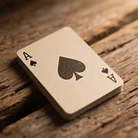 Vente en gros d'étuis personnalisés de style minimaliste pour l'impression de logos de tailles personnalisées cartes à jouer en papier pour jeux de société