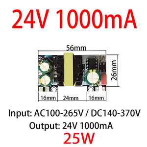 AC-DC 5V 2000mA 12V 1000mA 24V 500mA 10W 25W chính xác chuyển đổi Buck AC 220V đến 5V DC bước xuống biến áp mô-đun cung cấp điện - Product Image 4