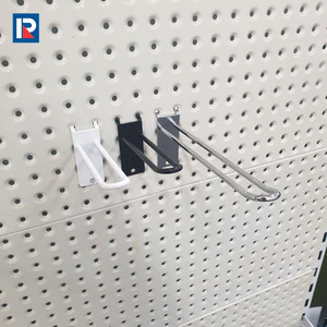 <span class=keywords><strong>Ganci</strong></span> Espositori Singoli in Metallo Cromato Durevole <span class=keywords><strong>per</strong></span> Pannelli Slatwall da Supermercato, Accessori <span class=keywords><strong>per</strong></span> Scaffalature Negozi al Dettaglio - Product Image 1