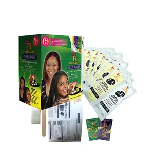 High quality GMP hair products straighten kits hair relaxer kit private label olive oil good quality