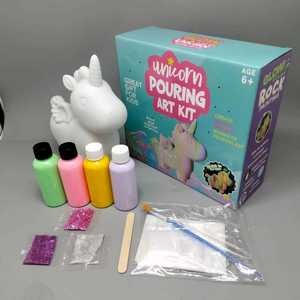 Kits de peinture <span class=keywords><strong>licorne</strong></span> ours fluide bricolage avec peinture acrylique fluide pour enfants <span class=keywords><strong>licorne</strong></span> lumineuse créative faite <span class=keywords><strong>à</strong></span> la main - Product Image 5