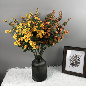 Flores artificiales <span class=keywords><strong>al</strong></span> <span class=keywords><strong>por</strong></span> <span class=keywords><strong>mayor</strong></span> vistas en decoración real, rosas artificiales o decoración para decoración de bodas - Product Image 4