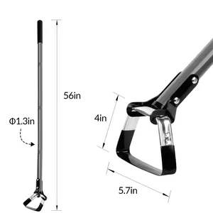 Houe de culture d'action de jardinage pour étrier de désherbage outils de houe creuse pour Hula-Ho outil de jardin avec houe à éraflures réglables