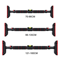 Équipement de fitness à domicile Barre de traction réglable pour porte de salle de sport Barre de traction en acier à montage mural Barres horizontales pour l'entraînement