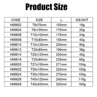 HENITUER H066 Obeng Torx Titanium, T6-T40, Alat Non-magnetik Alat Ringan Tahan Korosi