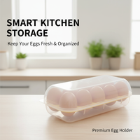Boîte de rangement pour œufs à personnalisation rapide, transparente, pour réfrigérateur, 10 alvéoles, en plastique, pour la conservation des œufs frais, pour la cuisine domestique