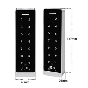 Contrôle d'accès intelligent en gros avec panneau tactile métallique, <span class=keywords><strong>application</strong></span> Tuya, Wi-Fi, <span class=keywords><strong>lecture</strong></span> <span class=keywords><strong>de</strong></span> carte RFID, contrôle par mot <span class=keywords><strong>de</strong></span> passe, étanche IP66 - Product Image 5