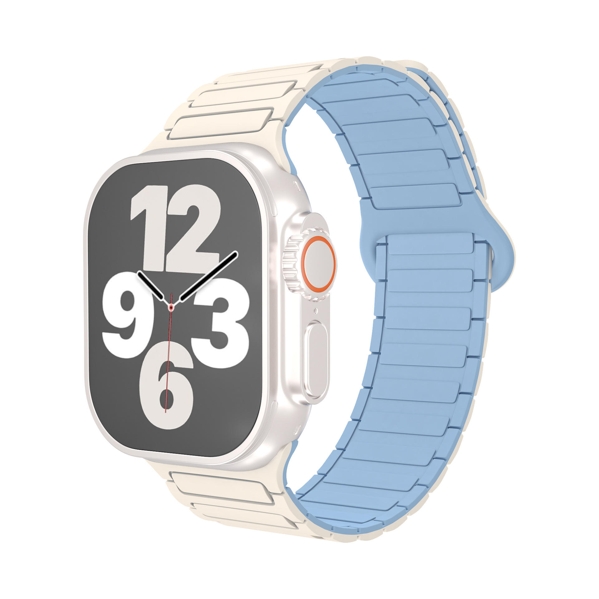 Blanc antique bleu brume