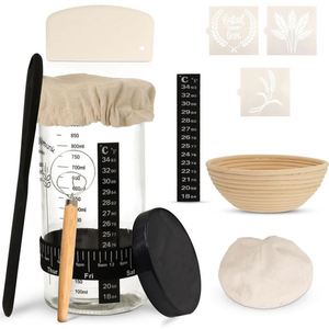 Ensemble de remplacement pour levain rond, bol à pâte, panier à pain en PP, lame à pain, panier de cuisson en silicone, mini-ensembles de bols - Product Image 5
