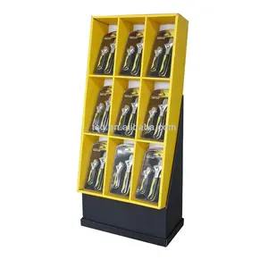 Cartone display stand stand hardware del prodotto display rack negozio di vendita al dettaglio del pavimento in piedi di cartone stand