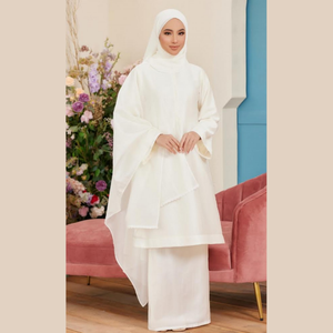 SIPO 2023 <b>Wholesale</b> <b>Baju</b> Raya Modern Fashion Lace Design Muslim Women Long Sleeve <b>Baju</b> Kurung <b>Malaysia</b> and <b>Kebaya</b> Kurung Dress - Product Image 1