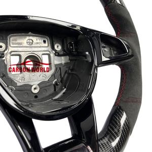 <span class=keywords><strong>Volant</strong></span> en fibre de carbone <span class=keywords><strong>Alcantara</strong></span> personnalisé en usine pour Mercedes Benz <span class=keywords><strong>AMG</strong></span> W203 W204 W205 W212 W213 CLS W218 W222 C300 - Product Image 4