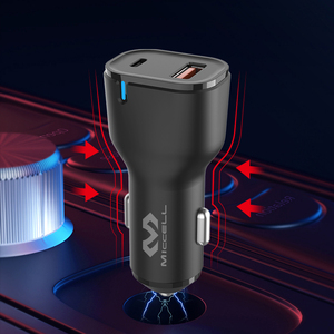 <span class=keywords><strong>Cargador</strong></span> de Coche con 2 Puertos USB + 1 Puerto Tipo-C, Carga Rápida de 30W, Indicador LED, Protección OTP para Teléfonos Móviles <span class=keywords><strong>13</strong></span> Pro Max - Product Image 4