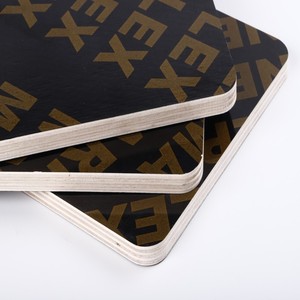 Chine haute qualité Film face <span class=keywords><strong>contreplaqué</strong></span> étanche béton coffrage <span class=keywords><strong>panneau</strong></span> de coffrage 18mm <span class=keywords><strong>panneau</strong></span> de Construction réutilisable - Product Image 1