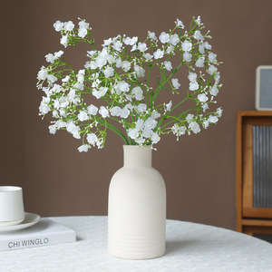 Fleurs artificielles Gypsophile violettes en soie plastique haute simulation pour mariage et décoration intérieure - Product Image 4