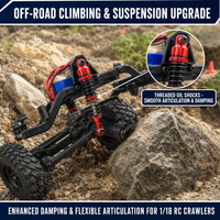 Amortisseurs en aluminium 1/18 RC Crawler 52mm CNC filetés à huile, pièces de mise à niveau pour micro-camions d'escalade, lot de 4