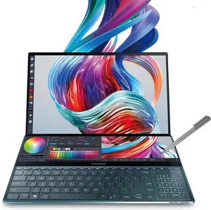 全新适用于ASU S ZenBook Pro Duo UX581笔记本电脑15.6 4K UHD纳米边缘触摸显示器英特尔酷睿i9-10980HK 32GB内存1TB固态硬盘