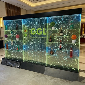 Panneau mural à bulles d'eau avec éclairage LED, séparateur de pièce en acrylique avec éclairage LED, décoration de salle de mariage, mur à bulles d'eau - Product Image 4